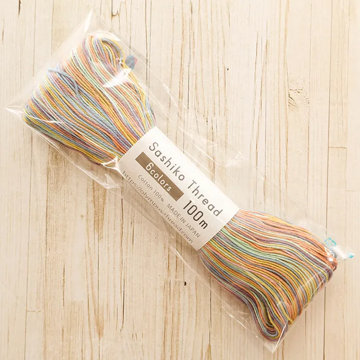 刺し子糸　Sashiko Thread 100m　6colors