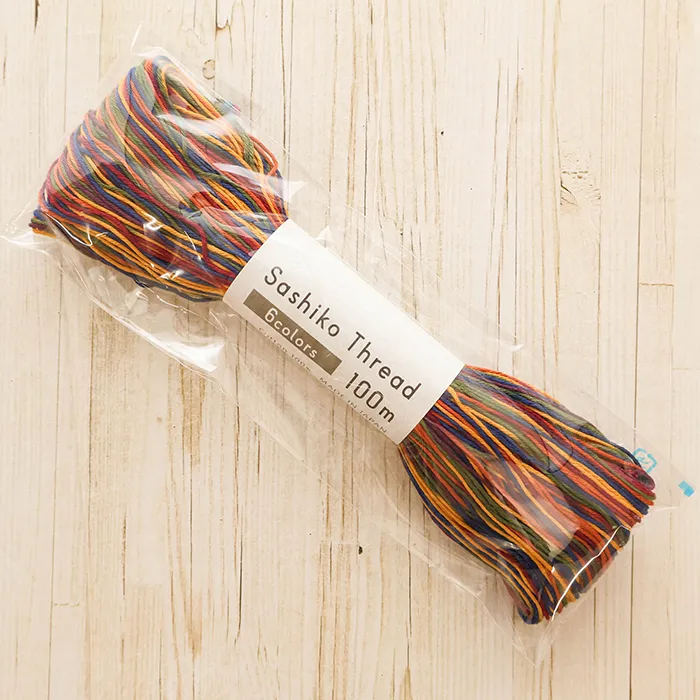 刺し子糸　Sashiko Thread 100m　6colors