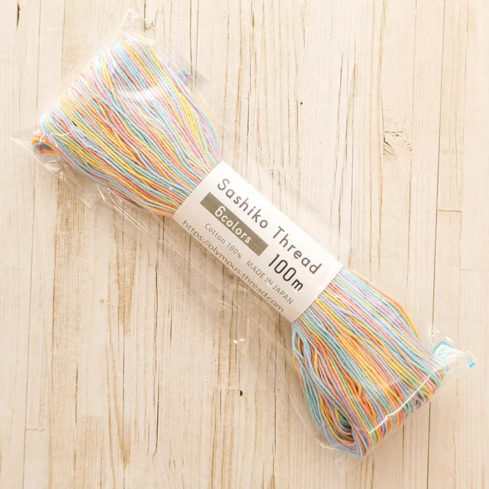 刺し子糸　Sashiko Thread 100m　6colors
