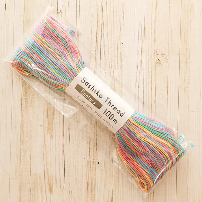刺し子糸　Sashiko Thread 100m　6colors