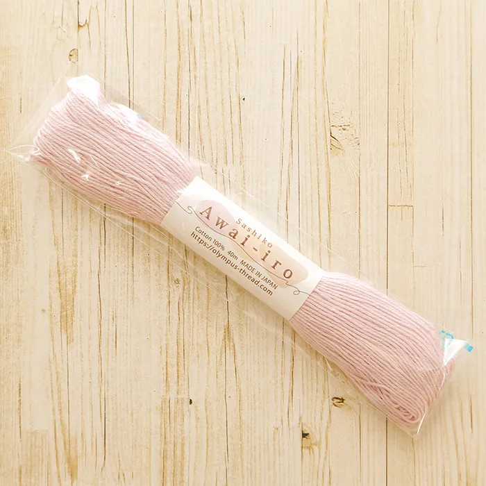刺し子糸　Sashiko Awai-iro　パステルカラー