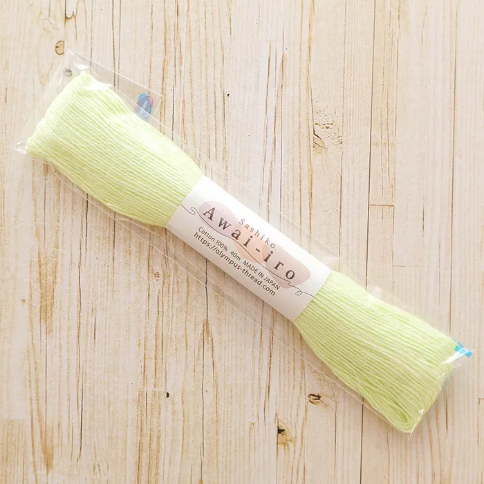 刺し子糸　Sashiko Awai-iro　パステルカラー