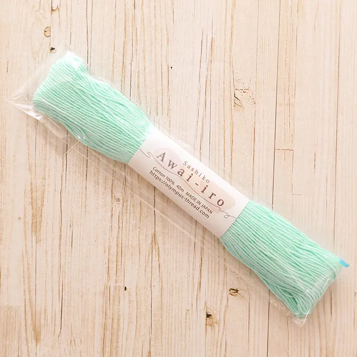刺し子糸　Sashiko Awai-iro　パステルカラー