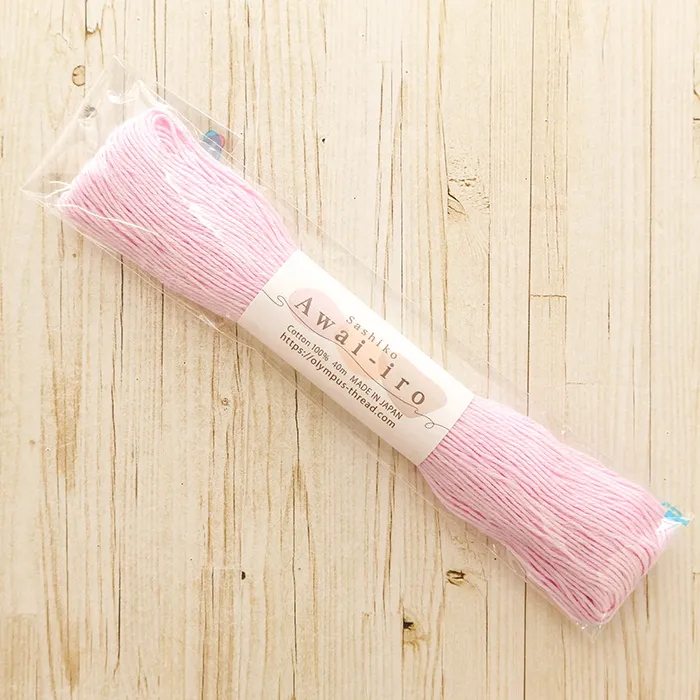 刺し子糸　Sashiko Awai-iro　パステルカラー