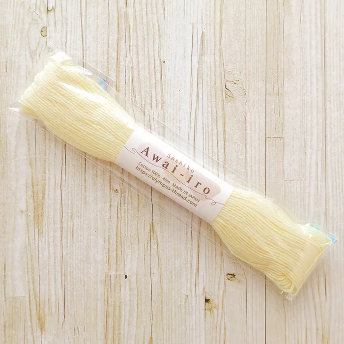 刺し子糸　Sashiko Awai-iro　パステルカラー