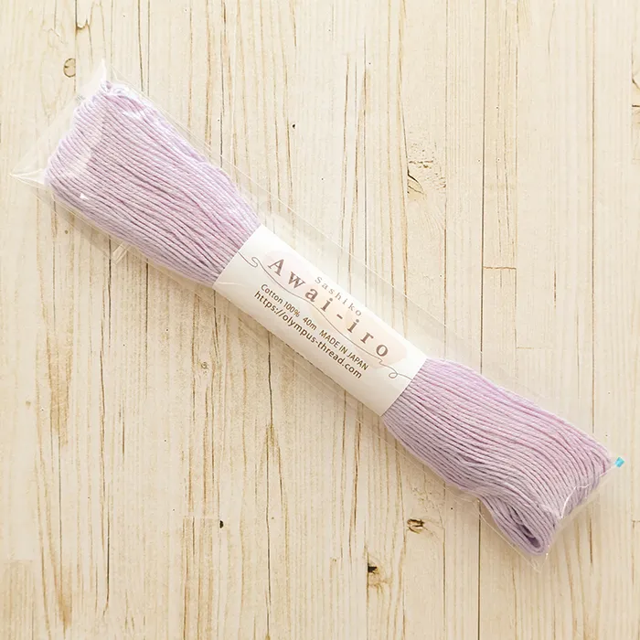 刺し子糸　Sashiko Awai-iro　パステルカラー