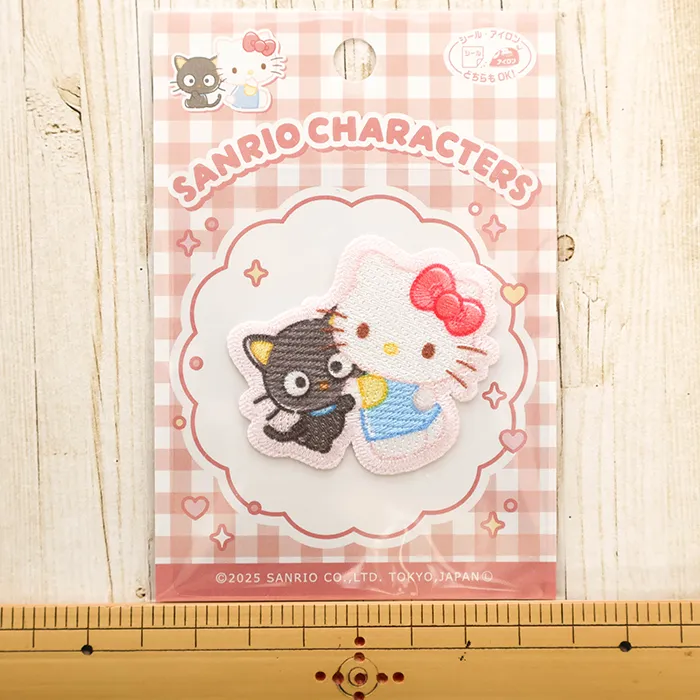 2wayワッペン　ハローキティ・チョコキャット