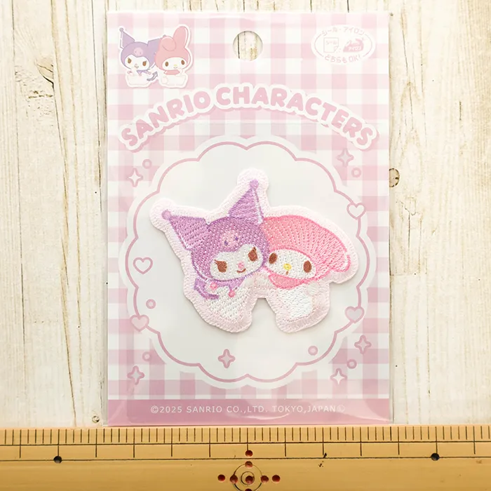 2wayワッペン　マイメロディ・クロミ