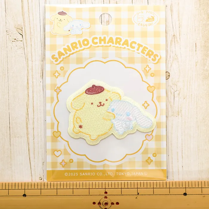 2wayワッペン　ポムポムプリン・シナモロール