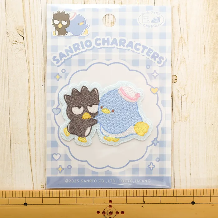 2wayワッペン　バッドばつ丸・タキシードサム