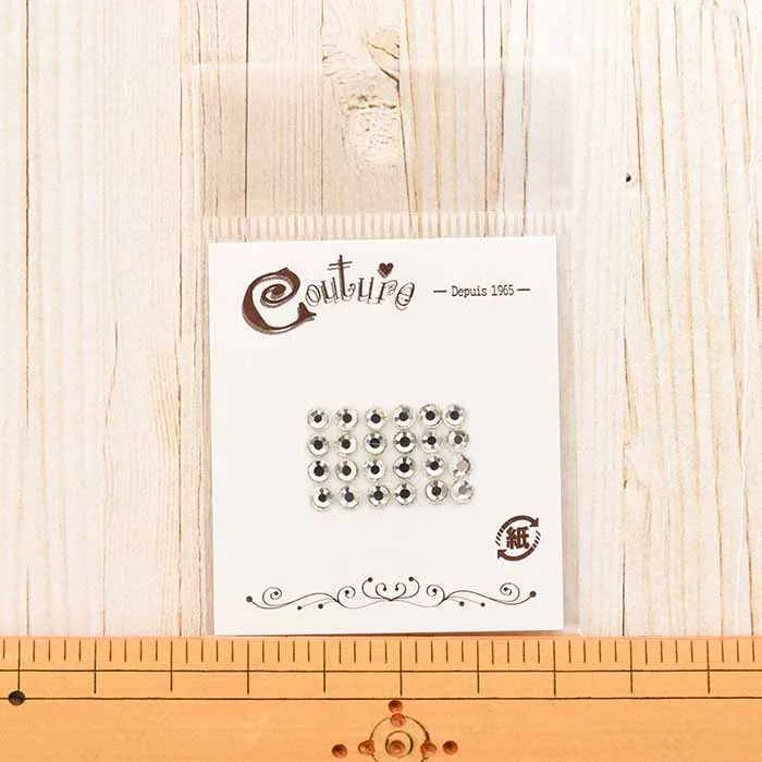 高級ガラス　ラインストーン　クリスタル　3mm