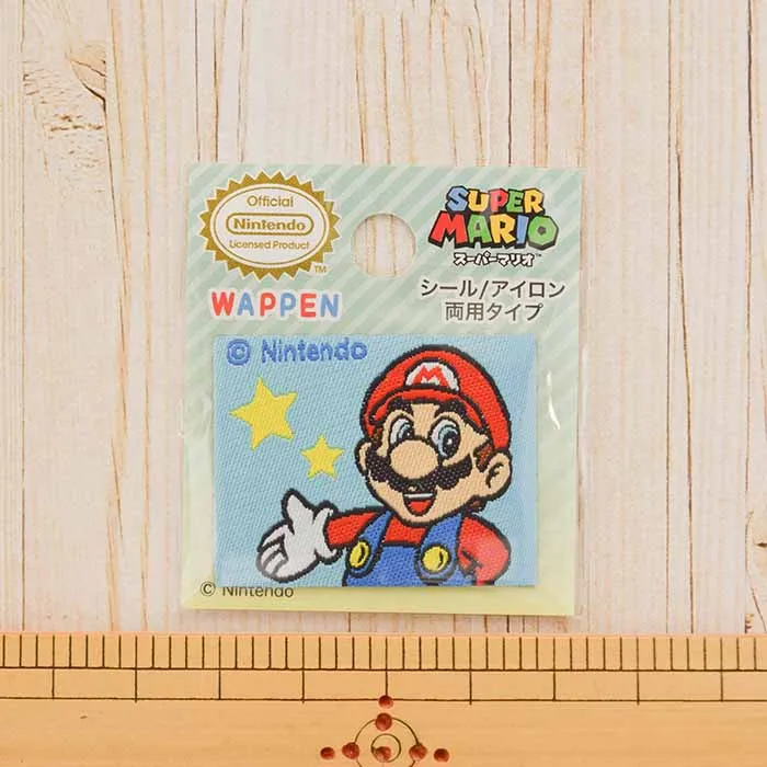 2way接着ワッペン　スーパーマリオ　マリオ
