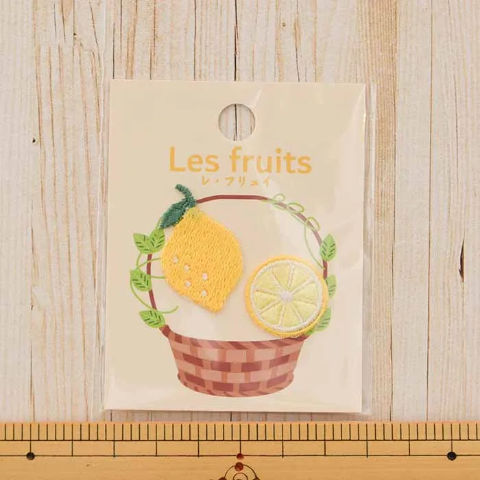 アイロン接着ワッペン　レ・フリュイ　レモン