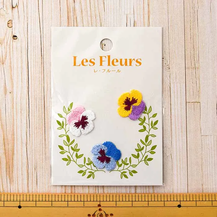 アイロン接着ワッペン　レ・フルール