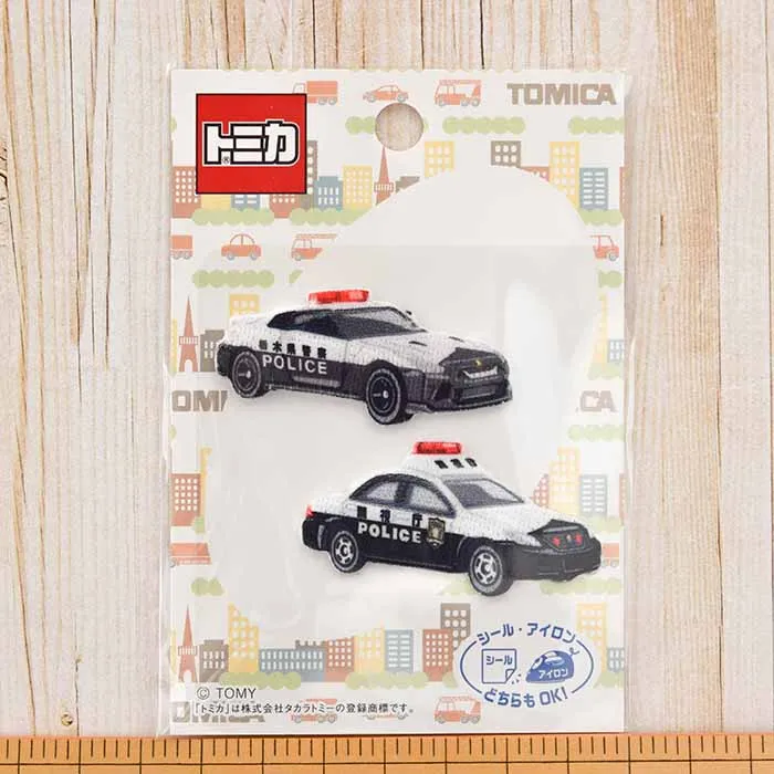 ２wayワッペン　トミカ　パトロールカー