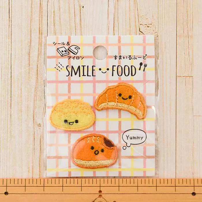 2Way接着ワッペンすまいるふーど　いろんなパン