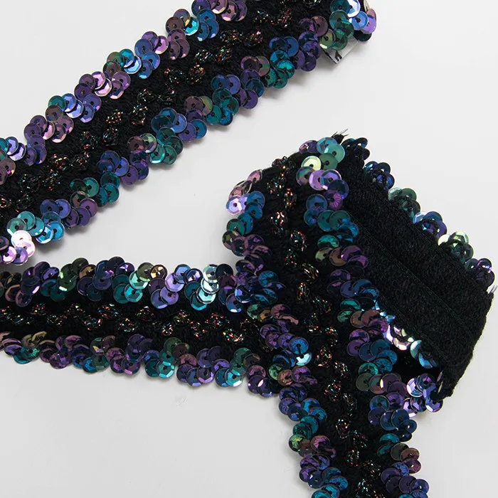 スパンコールストレッチ　2.5cm巾