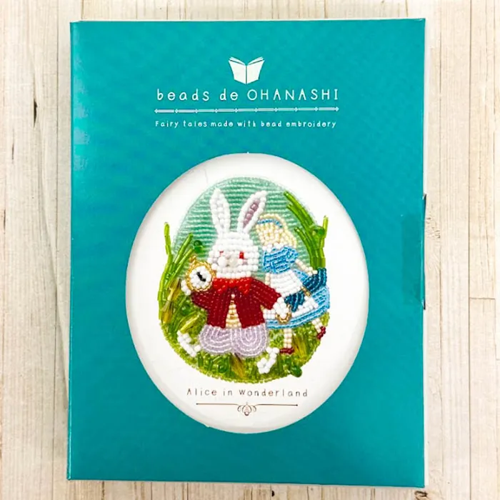 ビーズ刺繍キット　ビーズでOHANASHI　不思議の国のアリス