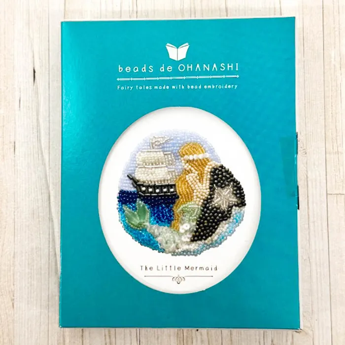 ビーズ刺繍キット　ビーズでOHANASHI　人魚姫