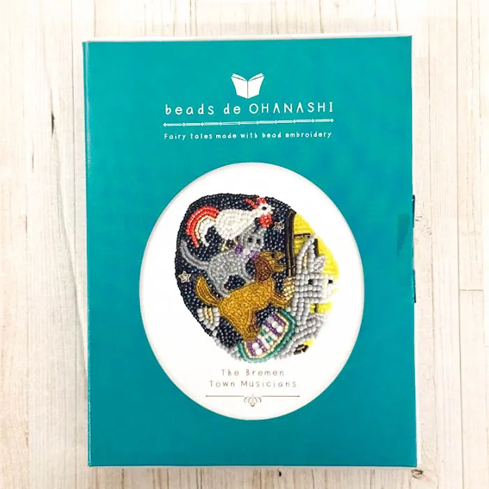 ビーズ刺繍キット　ビーズでOHANASHI　ブレーメンの音楽隊