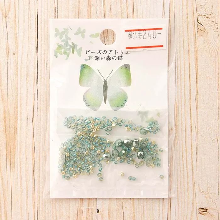 ビーズのアトリエ　深い森の蝶