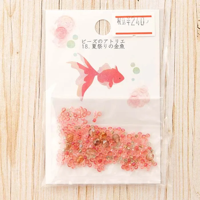 ビーズのアトリエ　夏祭りの金魚