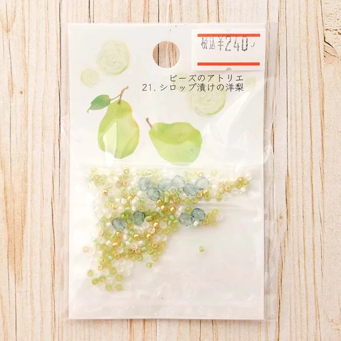 ビーズのアトリエ　シロップ漬けの洋梨