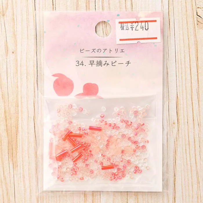ビーズのアトリエ　早摘みピーチ