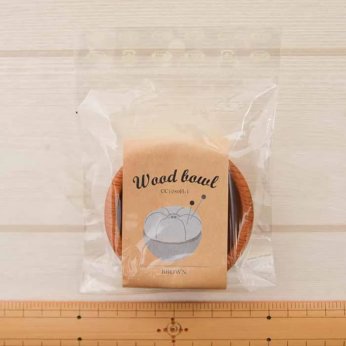 ウッドボウル　ブラウン