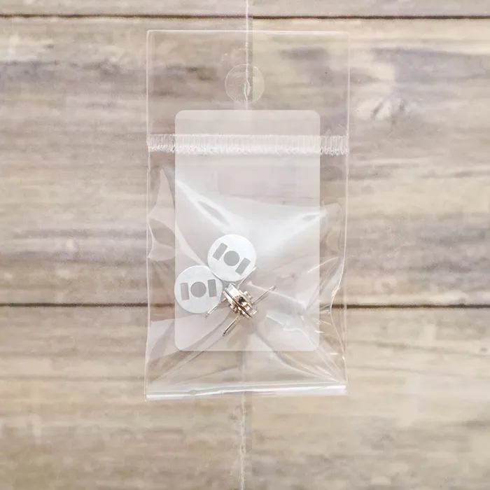 ミニミニマグネットボタン　8ｍｍ　シルバー