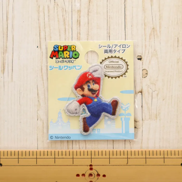 2wayワッペン　スーパーマリオ　マリオ