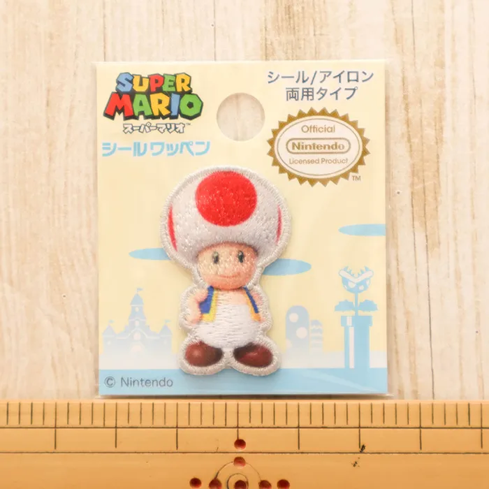 2wayワッペン　スーパーマリオ　キノピオ