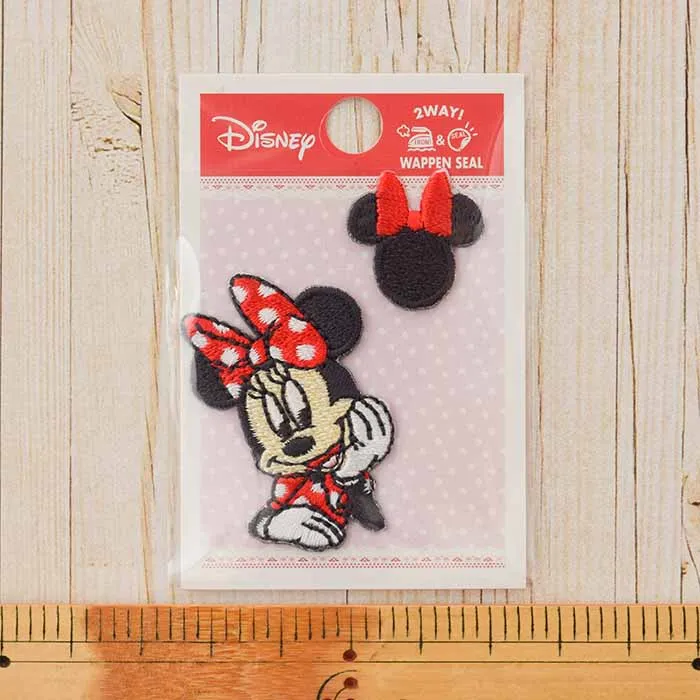 2Way接着ワッペン　ミニー/ポルカドット【D01Y2210】