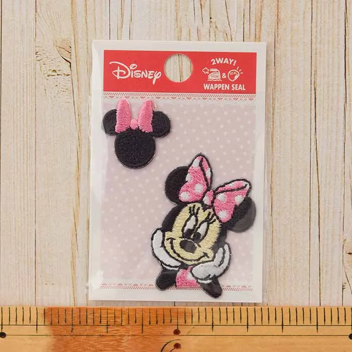 2Way接着ワッペン　ミニー/ポルカドット【D01Y2211】