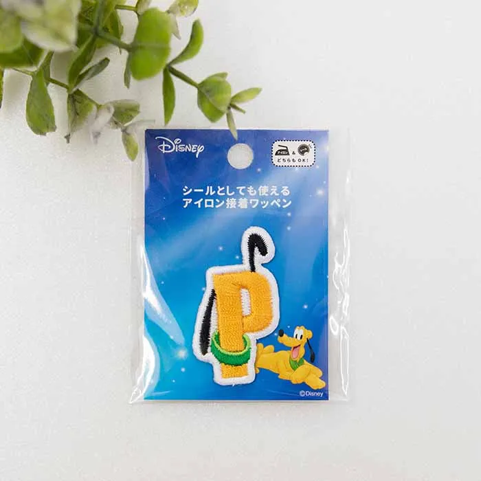２Wayワッペン　Disneyアルファベット
