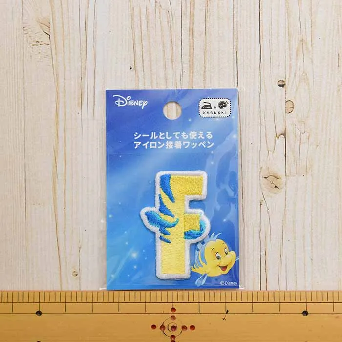 2way接着ワッペン　Disney　アルファベット