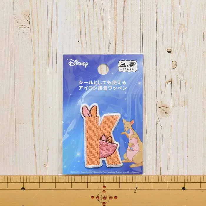 2way接着ワッペン　Disney　アルファベット