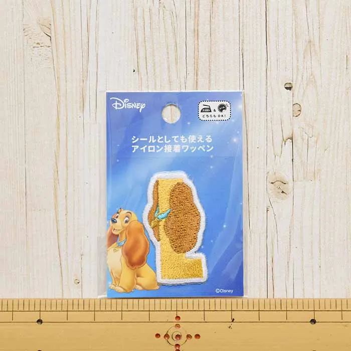 2way接着ワッペン　Disney　アルファベット
