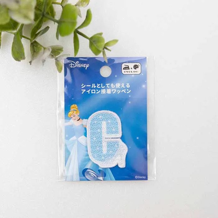 ２Wayワッペン　Disneyアルファベット　シンデレラ
