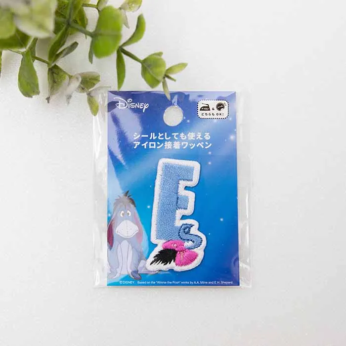 ２Wayワッペン　Disneyアルファベット　イーヨー