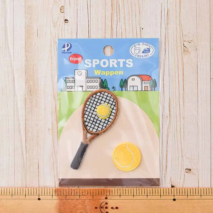 2Way接着ワッペン　テニス