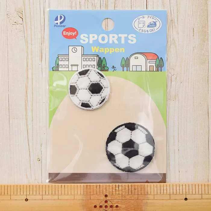 2way接着ワッペン　サッカー
