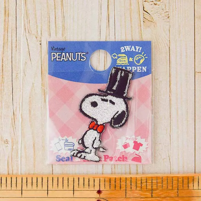 2Way接着ワッペン　スヌーピー　ミニワッペン【S02y2423】