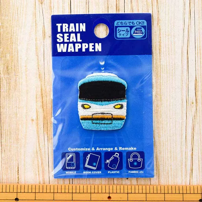 ２Way接着ワッペン　168TRAIN SEAL WAPPEN　径オーシャンアロー