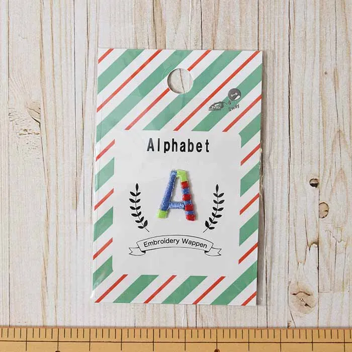 ２Way接着ワッペン　ミニアルファベット