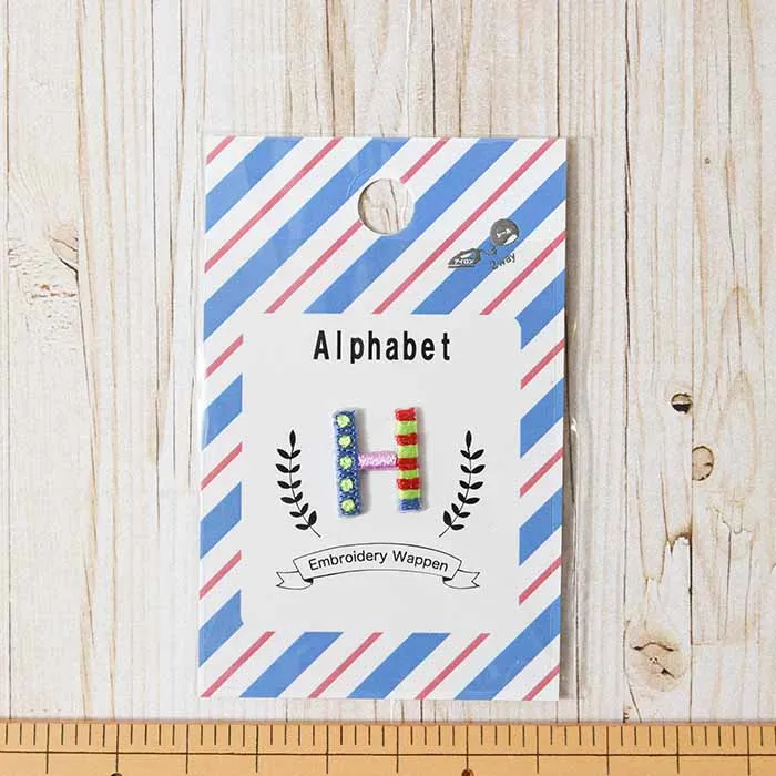 ２Way接着ワッペン　ミニアルファベット