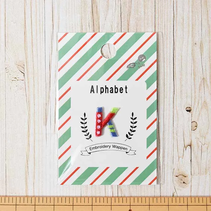 ２Way接着ワッペン　ミニアルファベット