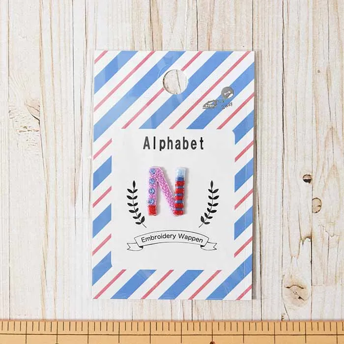 ２Way接着ワッペン　ミニアルファベット