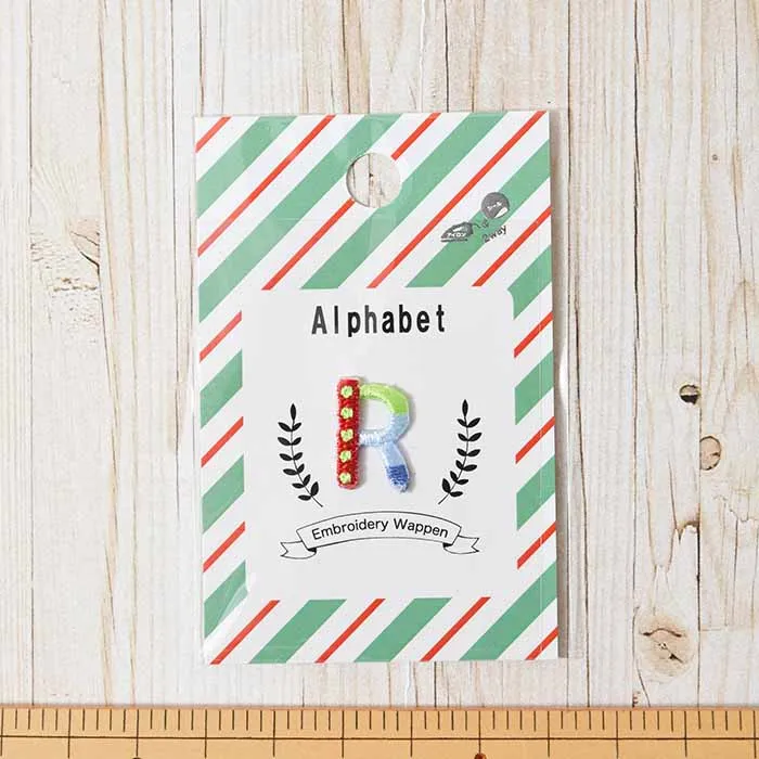 ２Way接着ワッペン　ミニアルファベット