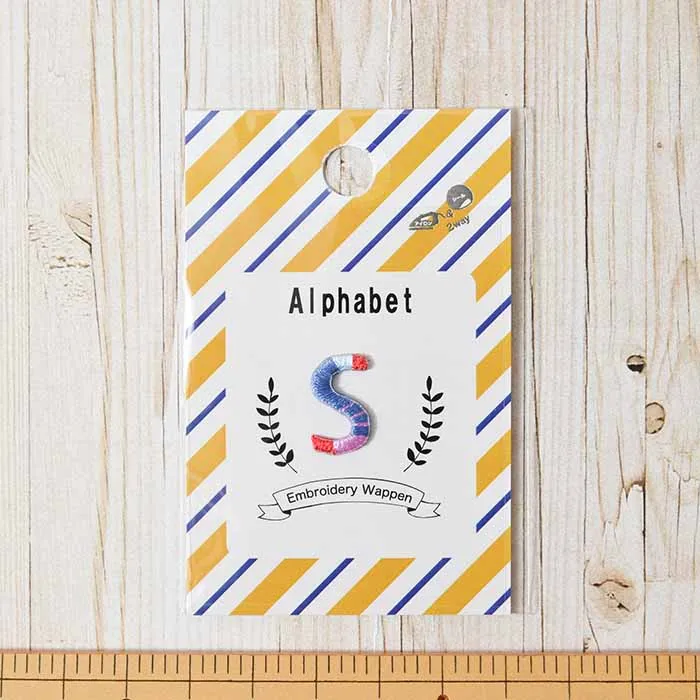 ２Way接着ワッペン　ミニアルファベット